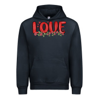 Navy love valentine s day Urban Hoodie - MaliasSmallBusiness