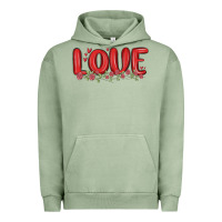 Pigment Oil Green love valentine s day Urban Hoodie - MaliasSmallBusiness