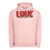 Pigment Salmon love valentine s day Urban Hoodie - MaliasSmallBusiness