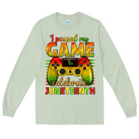Matcha I paused my game celebrate Juneteenth Long Sleeve Tee - texasbilliewilder