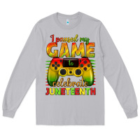 Moon Dust I paused my game celebrate Juneteenth Long Sleeve Tee - texasbilliewilder