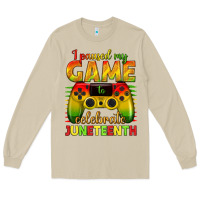 Mushroom I paused my game celebrate Juneteenth Long Sleeve Tee - texasbilliewilder