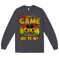 Smoke I paused my game celebrate Juneteenth Long Sleeve Tee - texasbilliewilder
