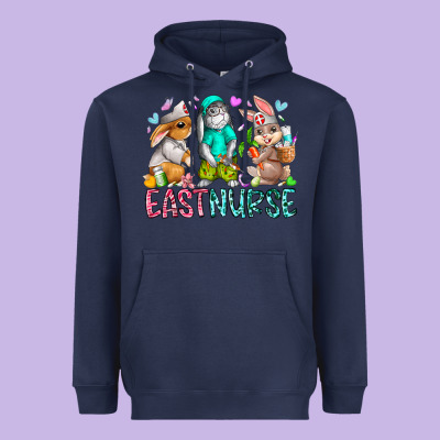 East Nurse Heavyweight Hoodie Designed By Racoondesign