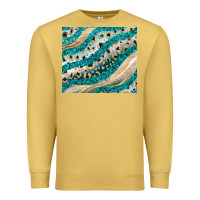 Antique Gold turquoise glitter Premium Sweatshirt - JahusDesignShop
