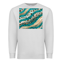 Dove Grey turquoise glitter Premium Sweatshirt - JahusDesignShop