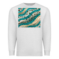 Oatmeal Heather turquoise glitter Premium Sweatshirt - JahusDesignShop