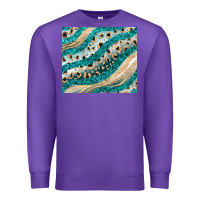 Purple turquoise glitter Premium Sweatshirt - JahusDesignShop