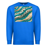 True Royal turquoise glitter Premium Sweatshirt - JahusDesignShop