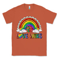 Copper love wins with daisy and heart Classic Tee - texasbilliewilder