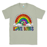 Matcha love wins with daisy and heart Classic Tee - texasbilliewilder