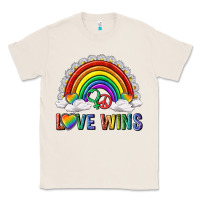 Natural love wins with daisy and heart Classic Tee - texasbilliewilder