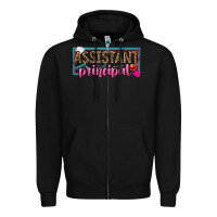 Black assistant principal Zipper Hoodie - texasbilliewilder