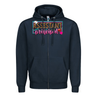 Navy assistant principal Zipper Hoodie - texasbilliewilder