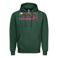 Sports Green assistant principal Zipper Hoodie - texasbilliewilder