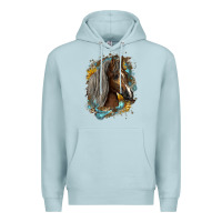 Blue Mist western tennessee horse Premium Hoodie - LillyAllenDesigns