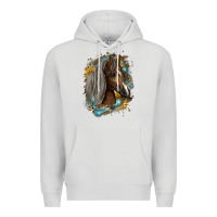 Dove Grey western tennessee horse Premium Hoodie - LillyAllenDesigns
