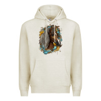 Oatmeal Heather western tennessee horse Premium Hoodie - LillyAllenDesigns