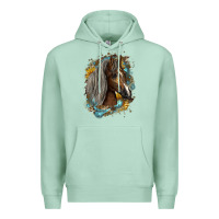 Seafoam western tennessee horse Premium Hoodie - LillyAllenDesigns