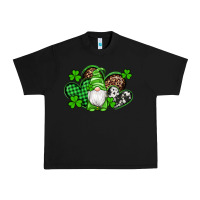 Black st patricks day gnome with western hearts Urban Heavy Tee - Artiststas