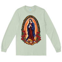 Matcha Our Lady Of Guadalupe Long Sleeve Tee - RanaPortraitStore