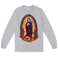 Moon Dust Our Lady Of Guadalupe Long Sleeve Tee - RanaPortraitStore
