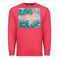 Cardinal turquoise glitter Premium Sweatshirt - JahusDesignShop