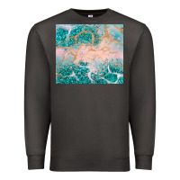 Smoke turquoise glitter Premium Sweatshirt - JahusDesignShop