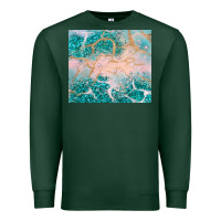 Sports Green turquoise glitter Premium Sweatshirt - JahusDesignShop