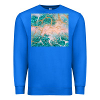 True Royal turquoise glitter Premium Sweatshirt - JahusDesignShop