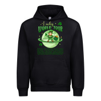 Black lucky world tour st. patrick's day Urban Hoodie - MaliasSmallBusiness