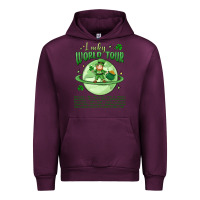 Mauve Wine lucky world tour st. patrick's day Urban Hoodie - MaliasSmallBusiness