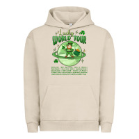 Pigment French Oak lucky world tour st. patrick's day Urban Hoodie - MaliasSmallBusiness