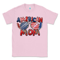 Bubblegum Pink American mom Classic Tee - Zillion Design Studio