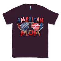 Plum American mom Classic Tee - Zillion Design Studio