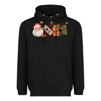 Black coffee cup santa cassette cookie Heavyweight Hoodie - FaDigitalArtStudio