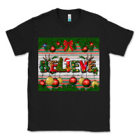 Black Christmas Believe Classic Tee - BundleAndBundleShop