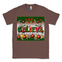 Chestnut Christmas Believe Classic Tee - BundleAndBundleShop