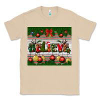 Mushroom Christmas Believe Classic Tee - BundleAndBundleShop