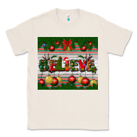 Natural Christmas Believe Classic Tee - BundleAndBundleShop