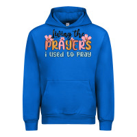 Cobalt living the prayers i used to pray Urban Hoodie - MaliasSmallBusiness