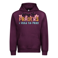 Mauve Wine living the prayers i used to pray Urban Hoodie - MaliasSmallBusiness