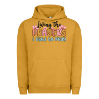Pigment Peanut Butter living the prayers i used to pray Urban Hoodie - MaliasSmallBusiness