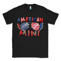 Black American mini Classic Tee - Zillion Design Studio