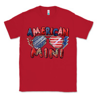 Red American mini Classic Tee - Zillion Design Studio