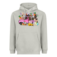 Moon Dust easter day farm animals truck Heavyweight Hoodie - RacoonDesign