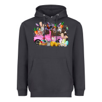 Smoke easter day farm animals truck Heavyweight Hoodie - RacoonDesign