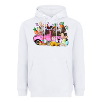 White easter day farm animals truck Heavyweight Hoodie - RacoonDesign