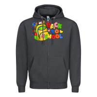 Smoke back to school with school bag Zipper Hoodie - texasbilliewilder