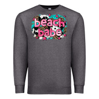 Charcoal Heather beach babe Premium Sweatshirt - AdoDesignShop